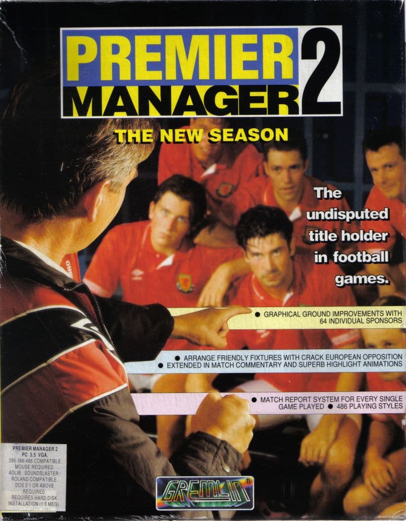 Premier Manager 2, 1993 cover art