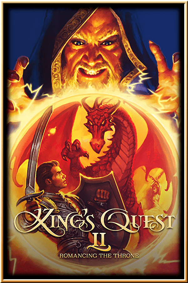 King's Quest II: Romancing the Throne, Sierra On-Line, Inc. 1987 cover art