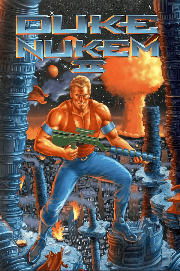 Duke Nukem II, Apogee Software, Ltd. 1993 cover art