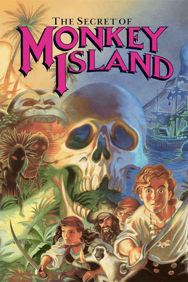 The Secret of Monkey Island, LucasArts Entertainment Company, LLC 1990 cover art