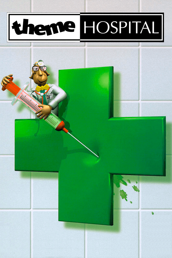 Theme Hospital, Electronic Arts, Inc. 1997 cover art