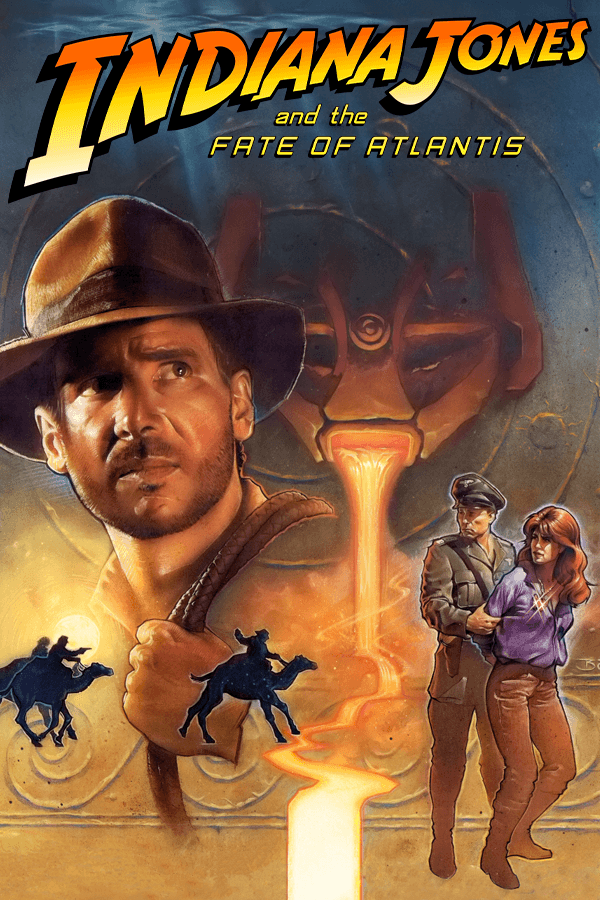 Indiana Jones and the Fate of Atlantis, LucasArts Entertainment Company, LLC 1992 cover art