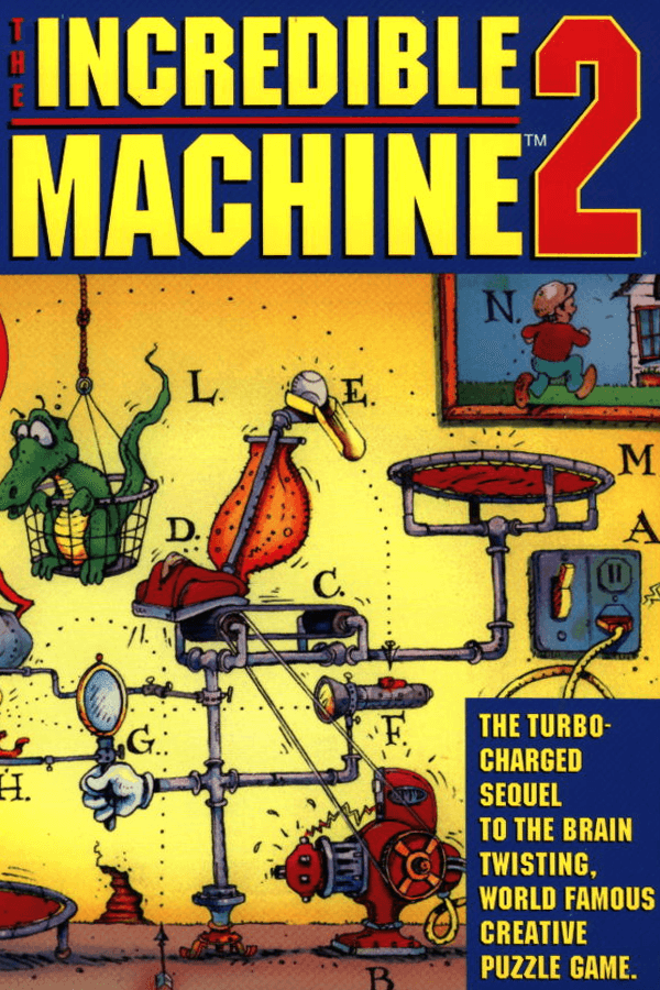 The Incredible Machine 2, Sierra On-Line, Inc. 1994 cover art