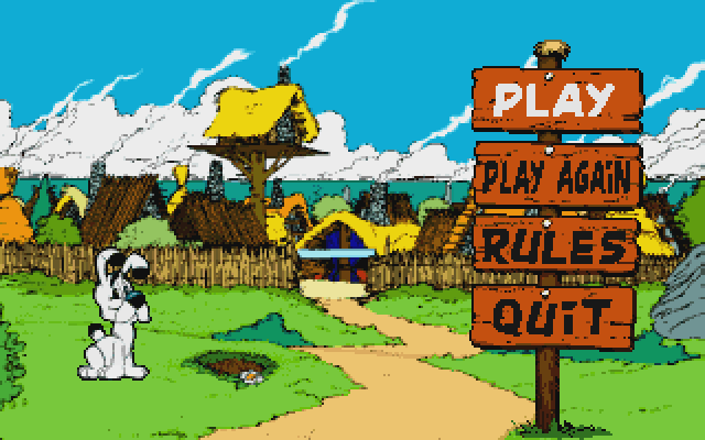 Trivia screen in Asterix Caesar's Challenge