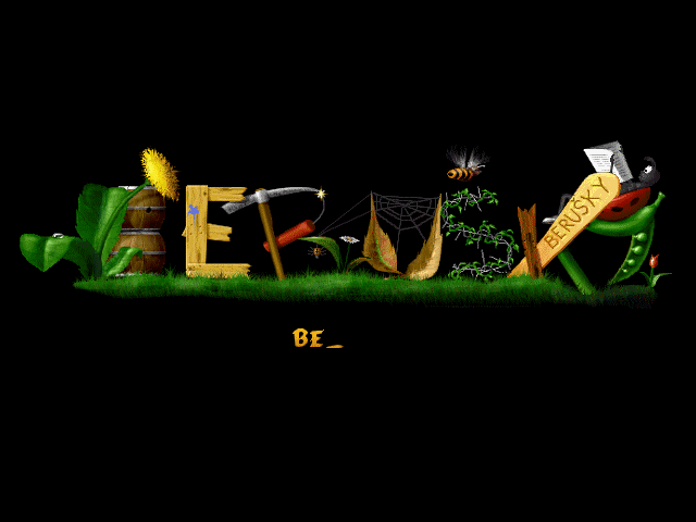 Berusky puzzle level showing items and keys