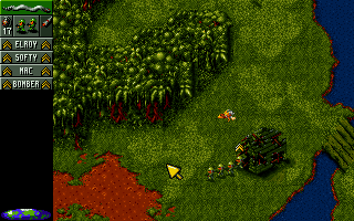 Top-down tactical view of soldiers in jungle terrain