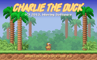 Charlie collecting coins and avoiding enemies