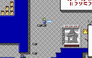 Commander Keen exploring the Vorticon mothership