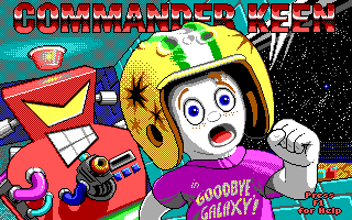 Commander Keen 5 top down station map select screen