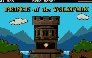 Dizzy navigating outdoor platforms in an enchanted forest setting