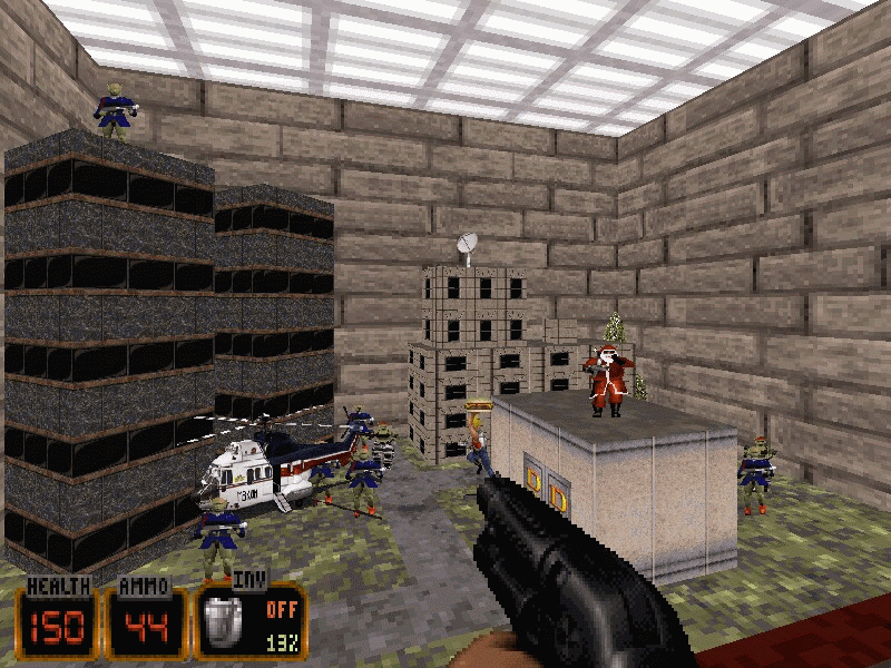 First person perspective firing weapons in Duke Nuclear Winter