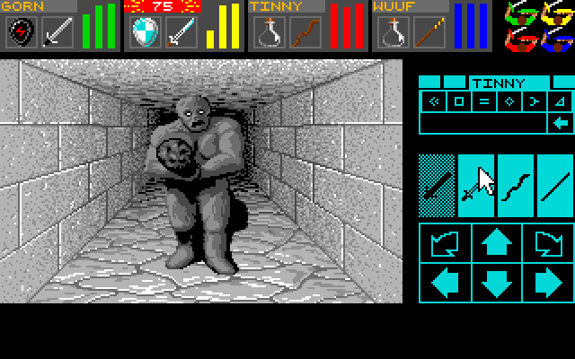 Exploring the dark corridors of the dungeon