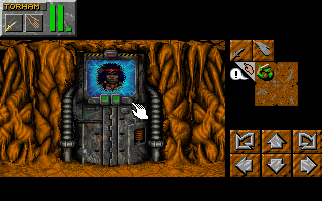 Exploring the outdoor terrain in Dungeon Master II