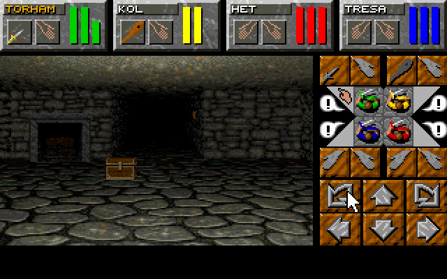 Merchant shop interface in Dungeon Master II