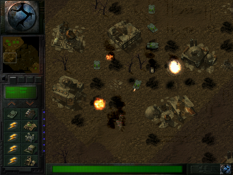 Base construction and resource refineries in Earth 2140