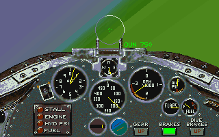 Flight Sim Toolkit: World War II cockpit view over water