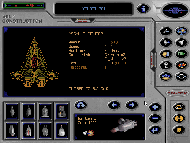 Diplomatic screen showing voice-acted alien representative
