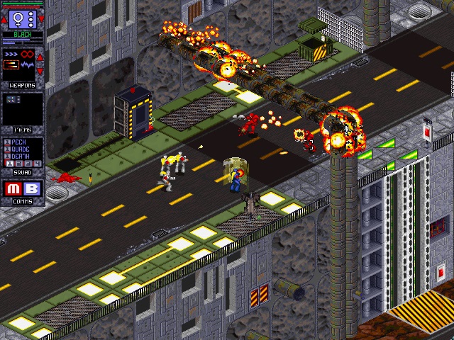 Squad combat in Gender Wars isometric view