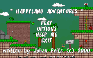 HappyLand Adventures platforming section with secret walls