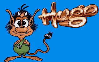 Hugo standing in front of three doors in the final treasure room choice