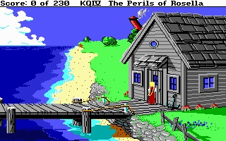 Princess Rosella standing near a beach in Tamir