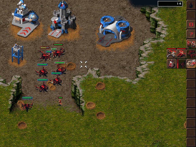 Mutated units engaging Survivor vehicles in combat