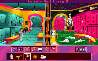 Larry exploring the La Costa Lotta resort lobby