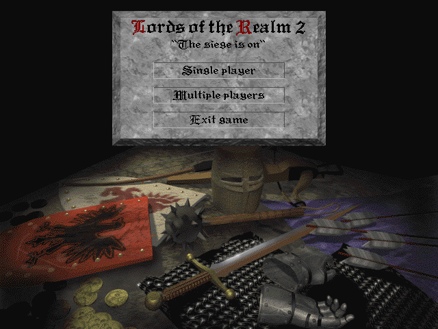 Tactical siege combat screen in Lords of the Realm II