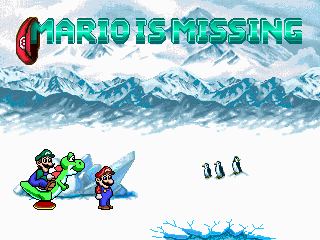 Luigi returning an artifact at a landmark counter