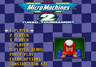 Micro Machines 2 Turbo Tournament multiplayer race screenshot