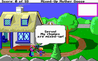 Selecting a child avatar on the opening character selection screen