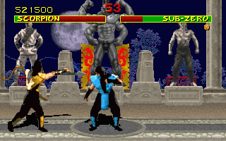 Mortal Kombat fighting match screenshot