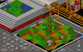 Isometric terrain building in Populous