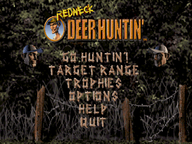 Target shooting range option in Redneck Deer Huntin'