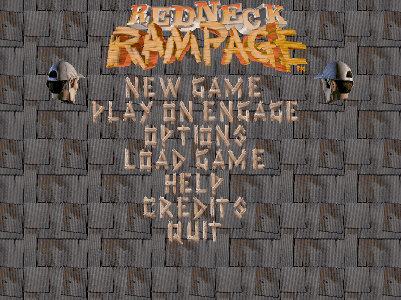 Exploring an indoor map with thematic signs and sprite enemies