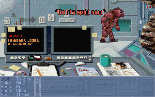 Rex Nebular inventory and screen interface