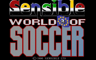 Tactics menu in Sensible World of Soccer European Championship Edition