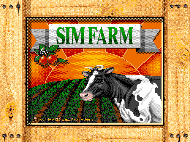 Tractor spraying fields in Sim Farm