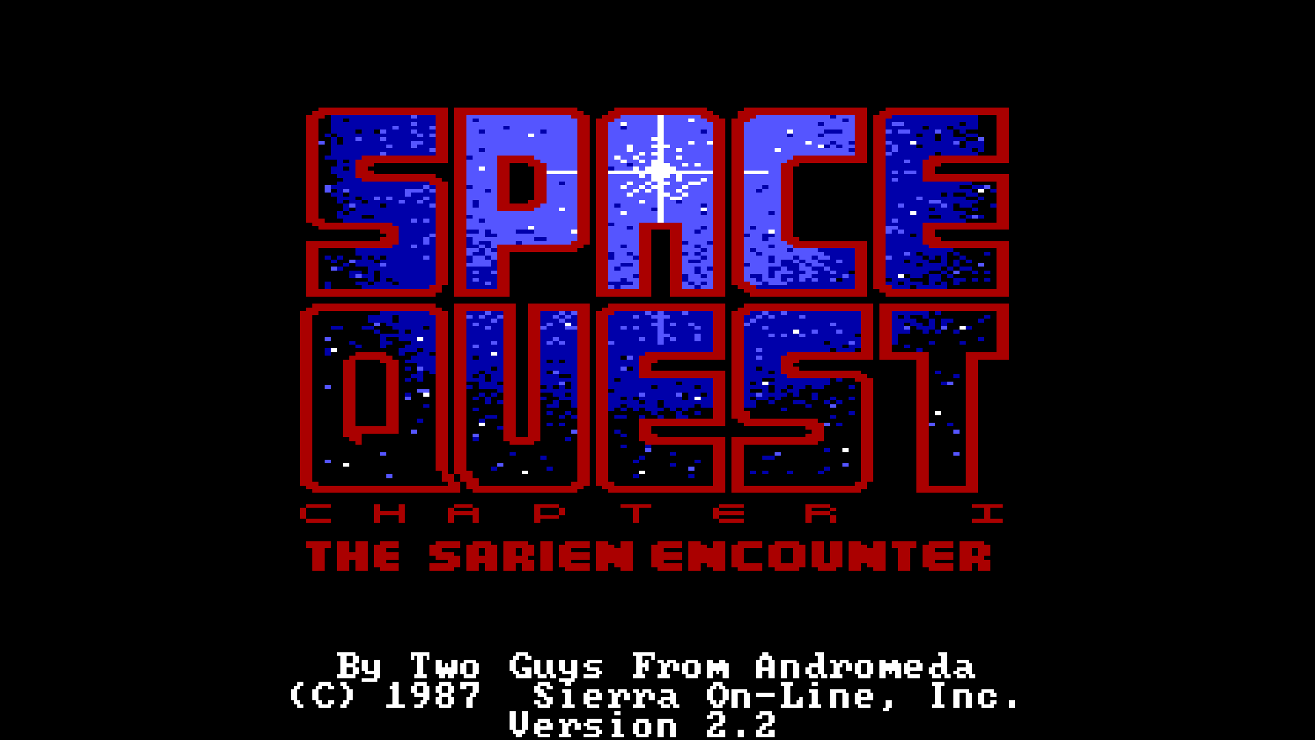 Exploring the desert planet in Space Quest I