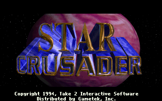 Star Crusader space combat with enemy ship target lock