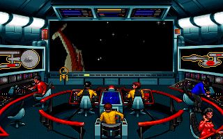 Star Trek 25th Anniversary away team exploring a planet surface