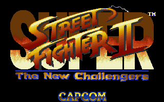 Super Street Fighter II gameplay showing two fighters in a match