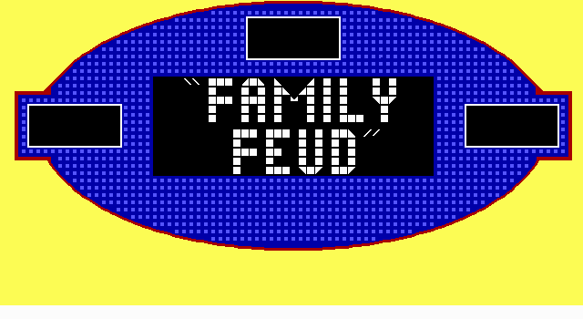 The Fast Money score screen showing two columns of survey points