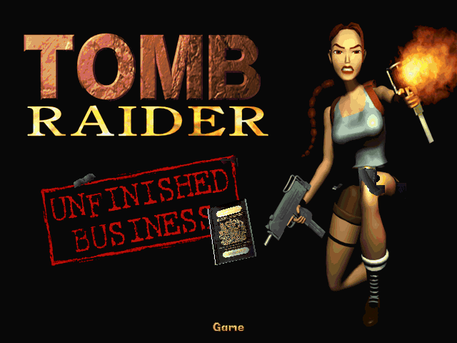 Lara facing Atlantean mutants in Tomb Raider Gold