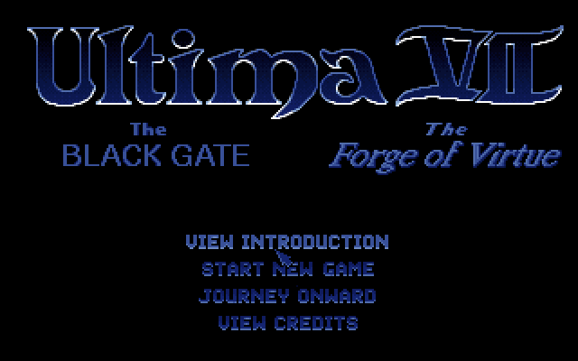 Inventory management and dialogue in Ultima VII