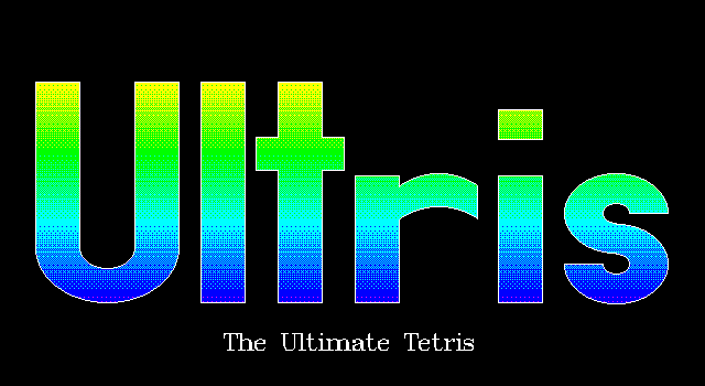 Ultris menu and gameplay interface