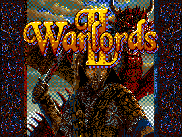 Warlords II battle outcome screen and map selection