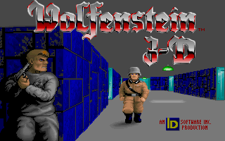 Wolfenstein 3D boss fight scene